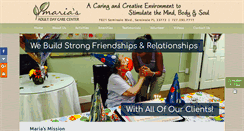 Desktop Screenshot of mariacares.com